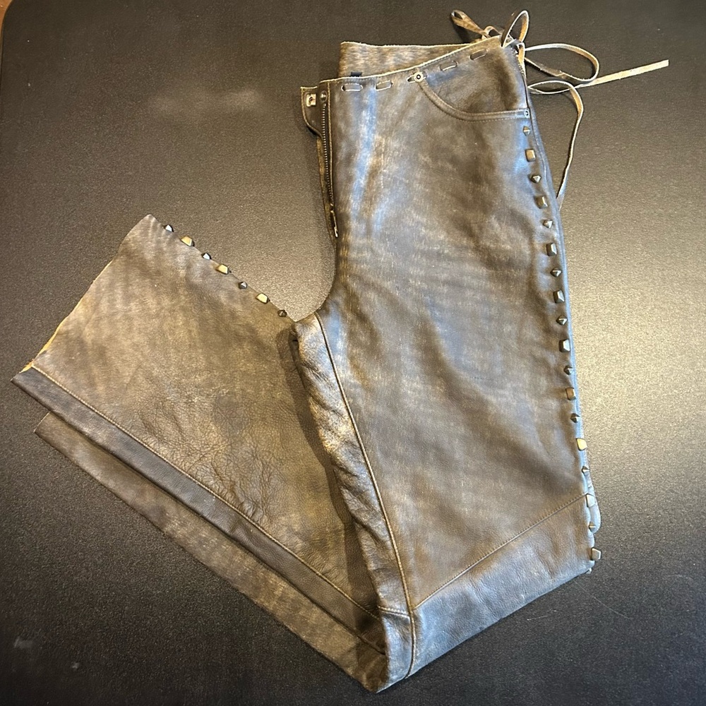 Harley-Davidson Metallic Leather Trousers